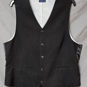 Stafford Black Men's Formal Vest